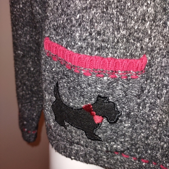 VINTAGE northern reflections Scottie dog sweater - Picture 2 of 6